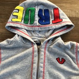 True Religion kids Y2K patch sweat jacket 6